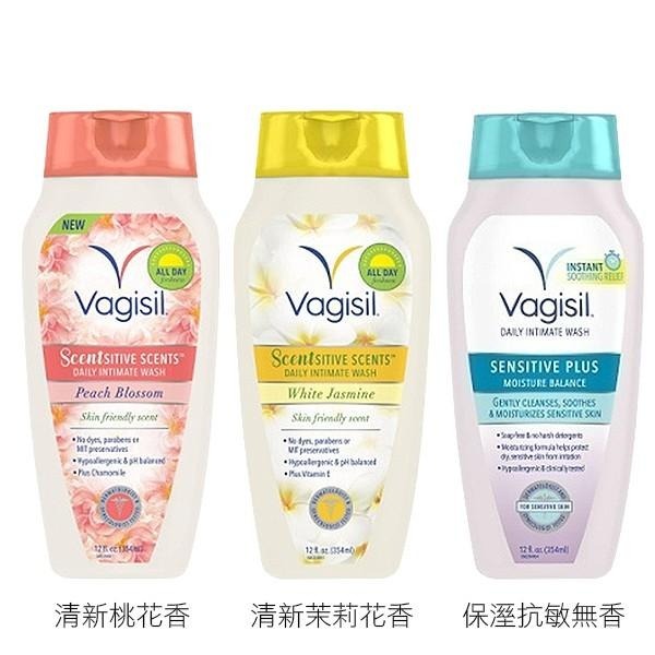 美國 Vagisil 衛姿絲 女性私密清潔乳 12oz 私密清潔露 去除異味 桃花 保溼抗敏 茉莉-YES美妝-細節圖2