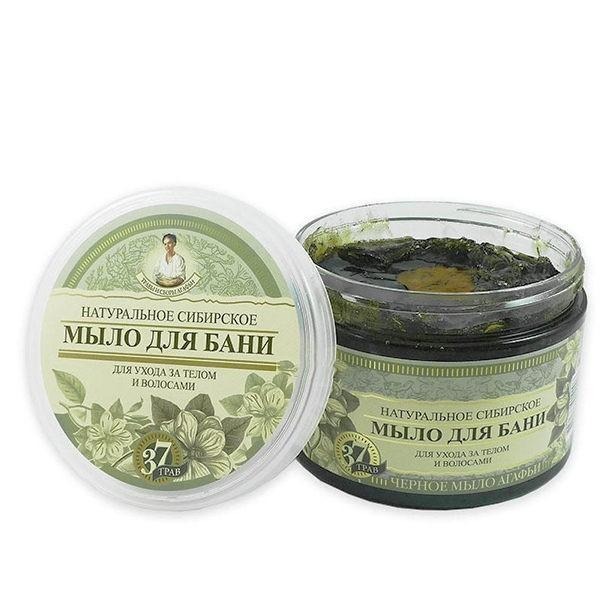 俄羅斯 Agafia 草本妍萃黑皂霜/白皂霜/花皂霜 500ml 皂膏 皂膠 沐浴霜 沐浴膠 洗澡 洗髮-YES 美妝-細節圖3