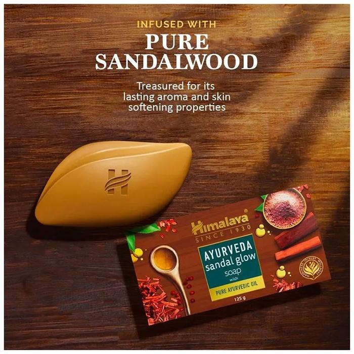 印度 Himalaya 喜馬拉雅 草本阿育吠陀檀香皂 125g 美肌皂 肥皂 沐浴皂 Ayurveda-YES美妝-細節圖4