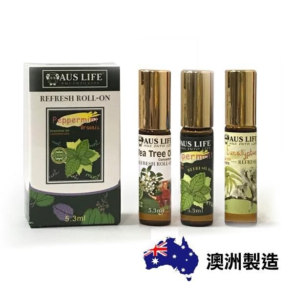 澳洲 AUSLIFE 澳思萊 薄荷超涼/茶樹清新/尤加利舒涼 滾珠精油 5.3ml 精油棒 茶樹精油 按摩-YES 美妝-細節圖6