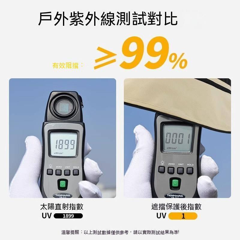 台灣現貨當天出貨黑膠空頂帽女士夏季可折疊遮陽帽子韓版沙灘防曬帽休閒太陽-細節圖3