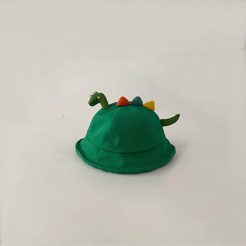 兒童漁夫帽春秋超萌可愛恐龍防曬帽1-3歲男女童寶寶出遊遮陽帽子4-細節圖7