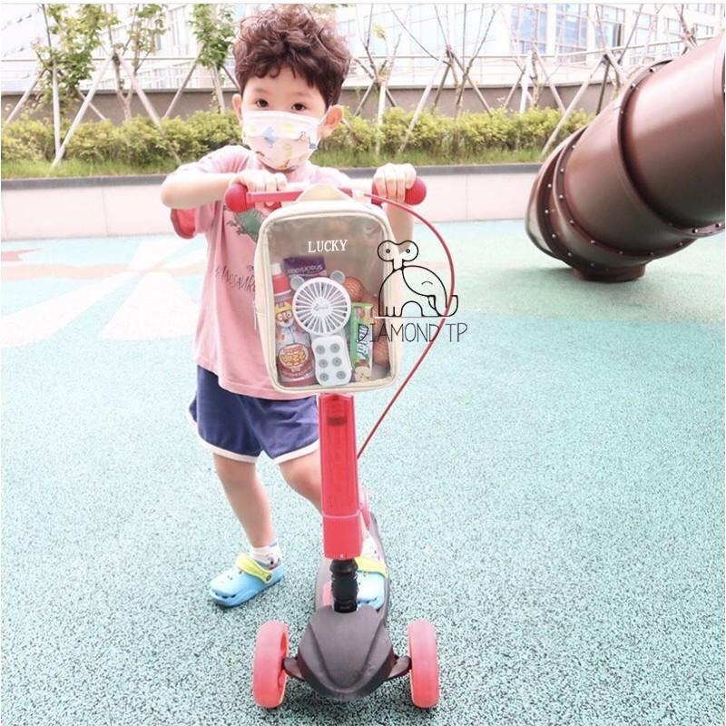 Cheerfulsprouts INS韓風透明包包掛包拎包小推車掛包街拍可愛手提包玩具包-細節圖2