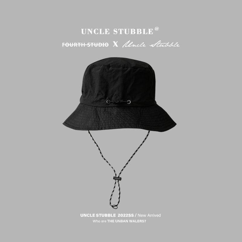 防水漁夫帽可收納包包盆帽夏季薄款速幹戶外登山帽男士遮陽帽子女-細節圖8