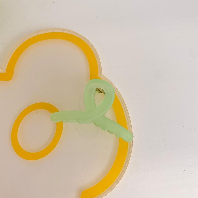 Cheerfulsprouts新款韓國彩色磨砂啞光兒童發爪小清新糖果色女童後腦勺鯊魚抓夾-細節圖9