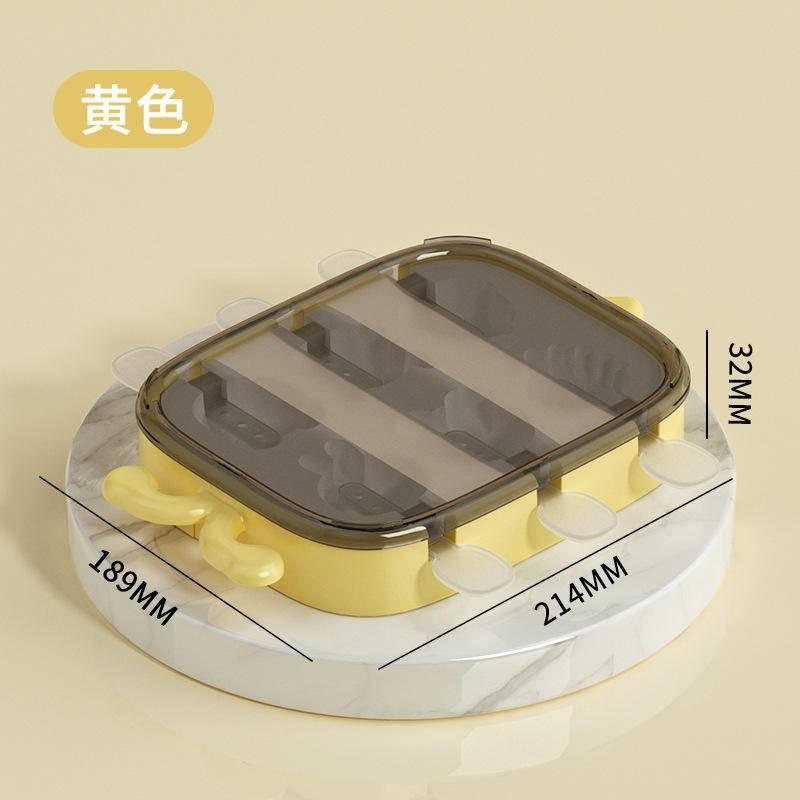 CheerfulSprouts卡通雪糕模具食品級家用做冰棍冰棒冰淇淋模具矽膠DIY棒盒冰模具-細節圖6