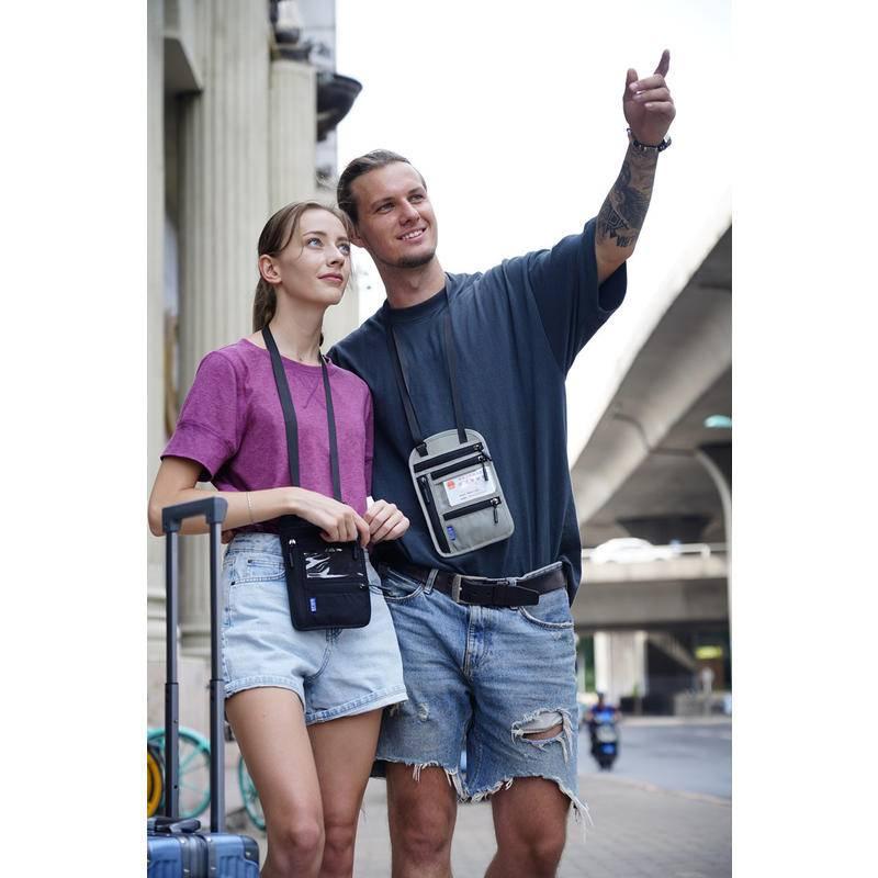 掛脖護照包💥 護照套  護照收納包 護照夾 旅行證件包 票出國 出差 旅行整理袋票據夾 證件包 機票夾 護照收納-細節圖6