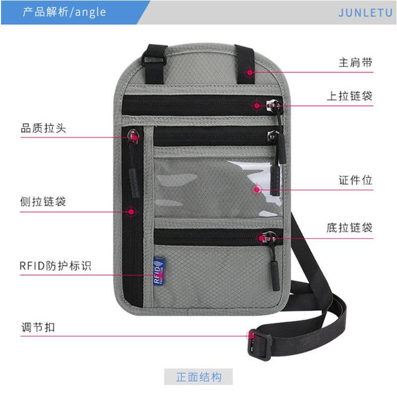 掛脖護照包💥 護照套  護照收納包 護照夾 旅行證件包 票出國 出差 旅行整理袋票據夾 證件包 機票夾 護照收納-細節圖9