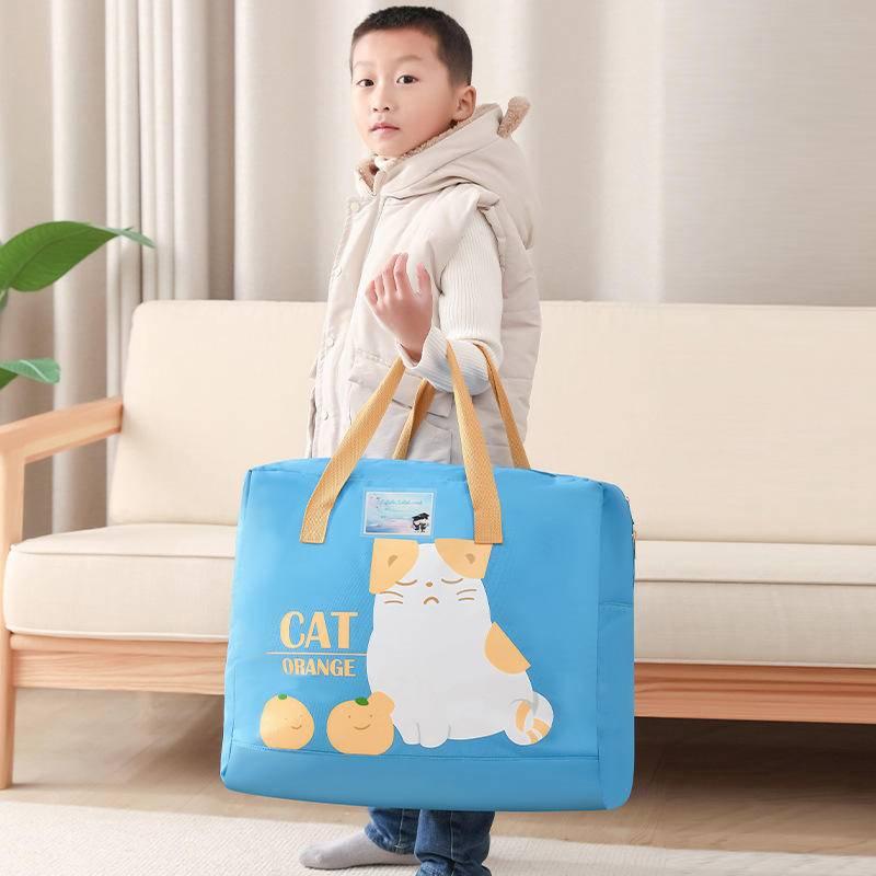 兒童棉被袋 可愛童趣被子收納袋 加厚防水防潮棉被收納 幼稚園防水收納袋 衣物整理袋儲物袋  睡袋收納 嬰兒被子 搬家袋-細節圖4