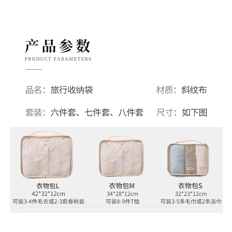 旅行收納袋十件組💦防水💥旅行衣物收納袋 行李收納袋 旅行收納鞋袋 旅行分裝袋 旅行收納包 旅行衣物收納 旅行收納組-細節圖6