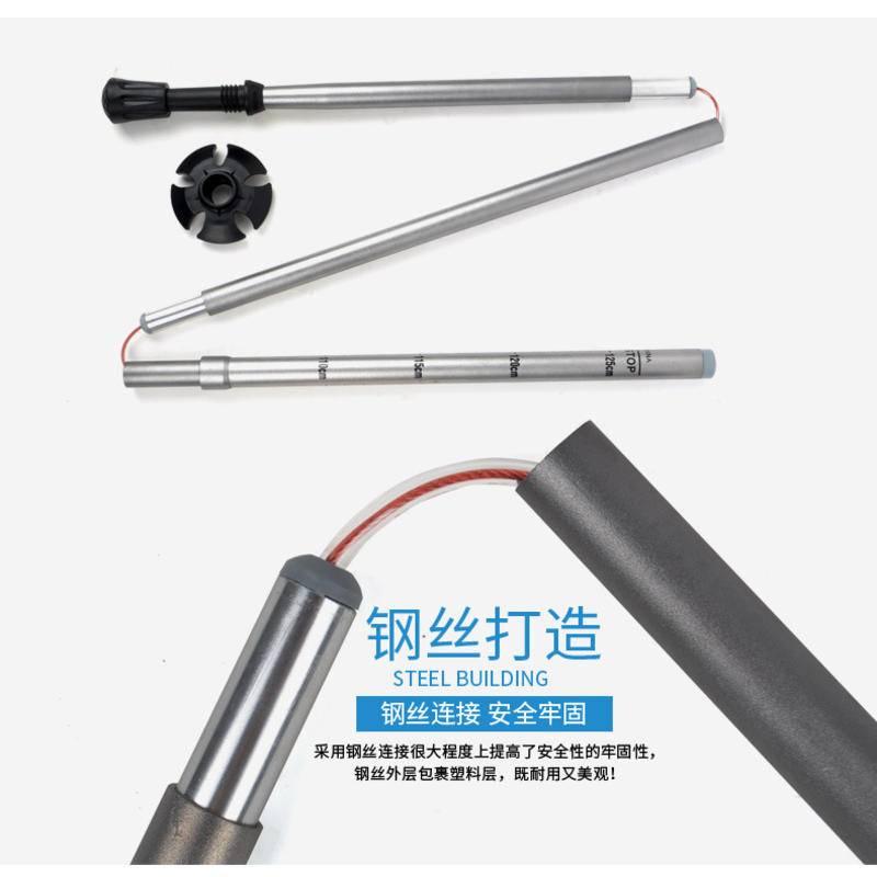 摺疊登山杖 7075鋁合金登山杖 折疊登山杖 拐杖 折疊手杖  健走杖 登山 徒步 露營裝備 超輕量五節伸縮款 台灣現貨-細節圖8