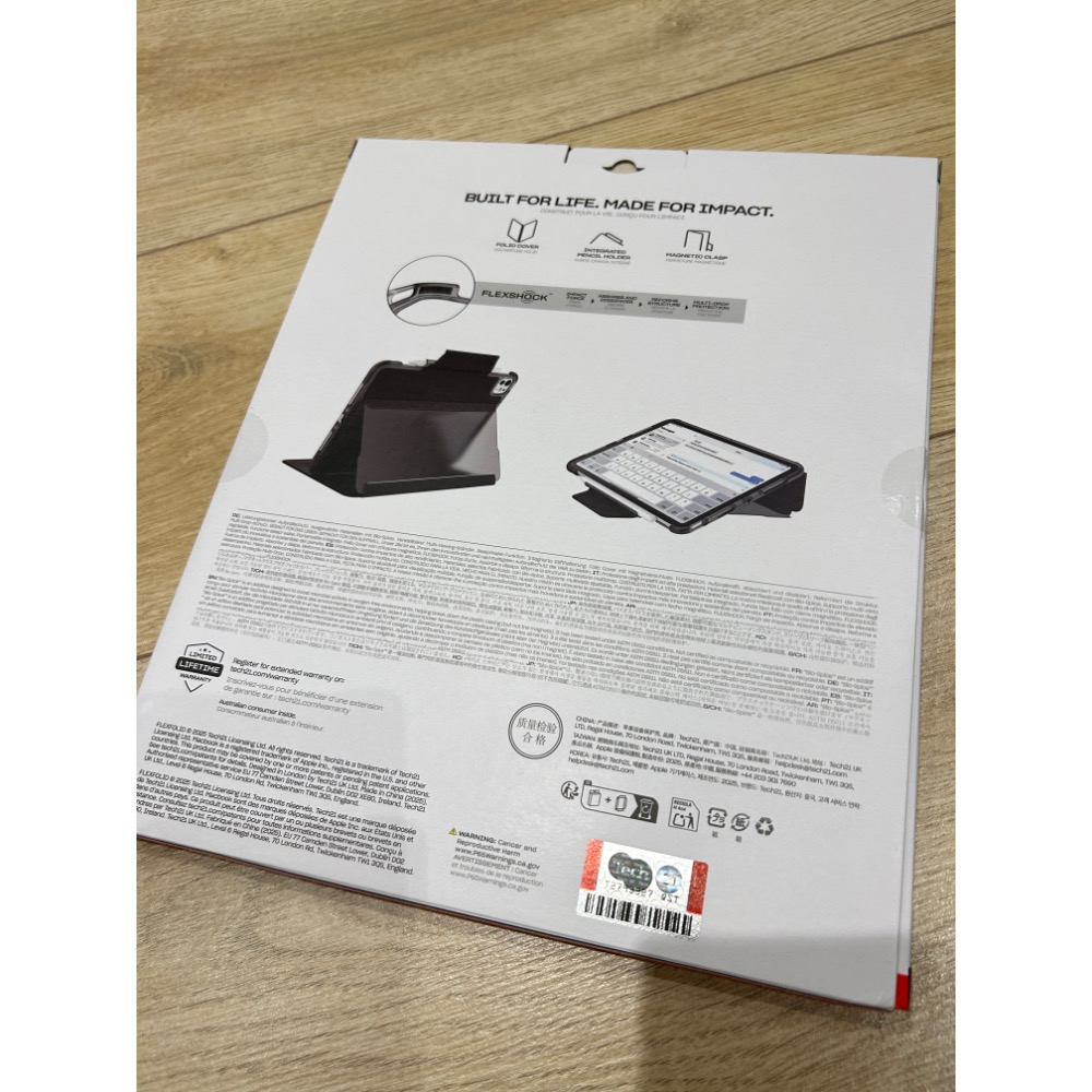Tech21 FlexFolio Tint 保護殼，適用於 13 吋 iPad Pro-細節圖3