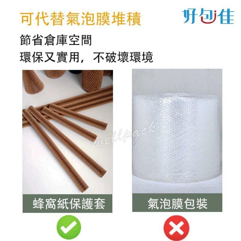 【好包佳】蜂巢紙 蜂窩紙 蜂巢紙保護套 蜂窩紙保護套 玻璃保護 玻璃瓶保護套 蜂巢紙卷 環保包材 緩衝包材 牛皮紙包裝-細節圖5