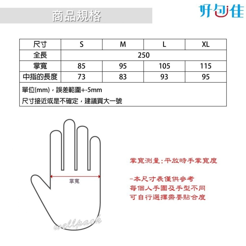 【好包佳】加厚無粉 PVC手套 塑膠手套 無粉手套 食品手套 檢診手套 美髮手套 餐飲手套 透明手套 工作手套-細節圖4