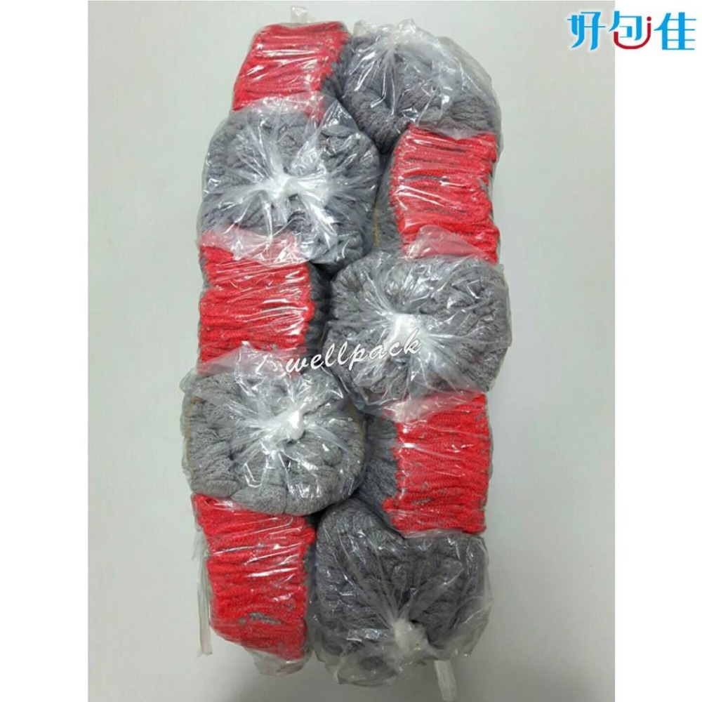 【好包佳】MIT台灣製造 20兩灰色棉紗手套 1打12雙 灰色手套 工作手套 工地手套 工作必備 保護雙手不受傷-細節圖5