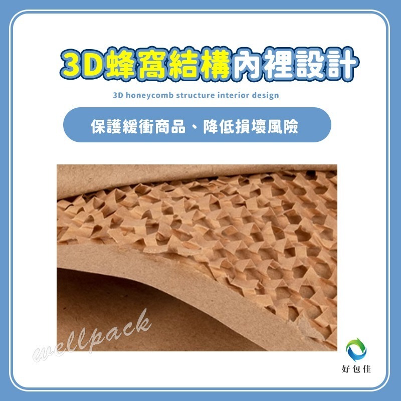 【好包佳】蜂巢紙信封袋 環保信封袋 環保包裝袋 環保快遞袋 信封自黏袋 牛皮信封袋 防震信封袋 快遞包裝袋-細節圖3