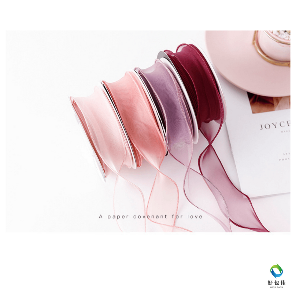 【好包佳】魚尾紗 雪紗緞帶 包裝緞帶 魚尾緞帶 寬緞帶 禮品包裝 花束包裝 花藝緞帶 蝴蝶結 婚禮包裝 禮品包裝 髮飾-細節圖6