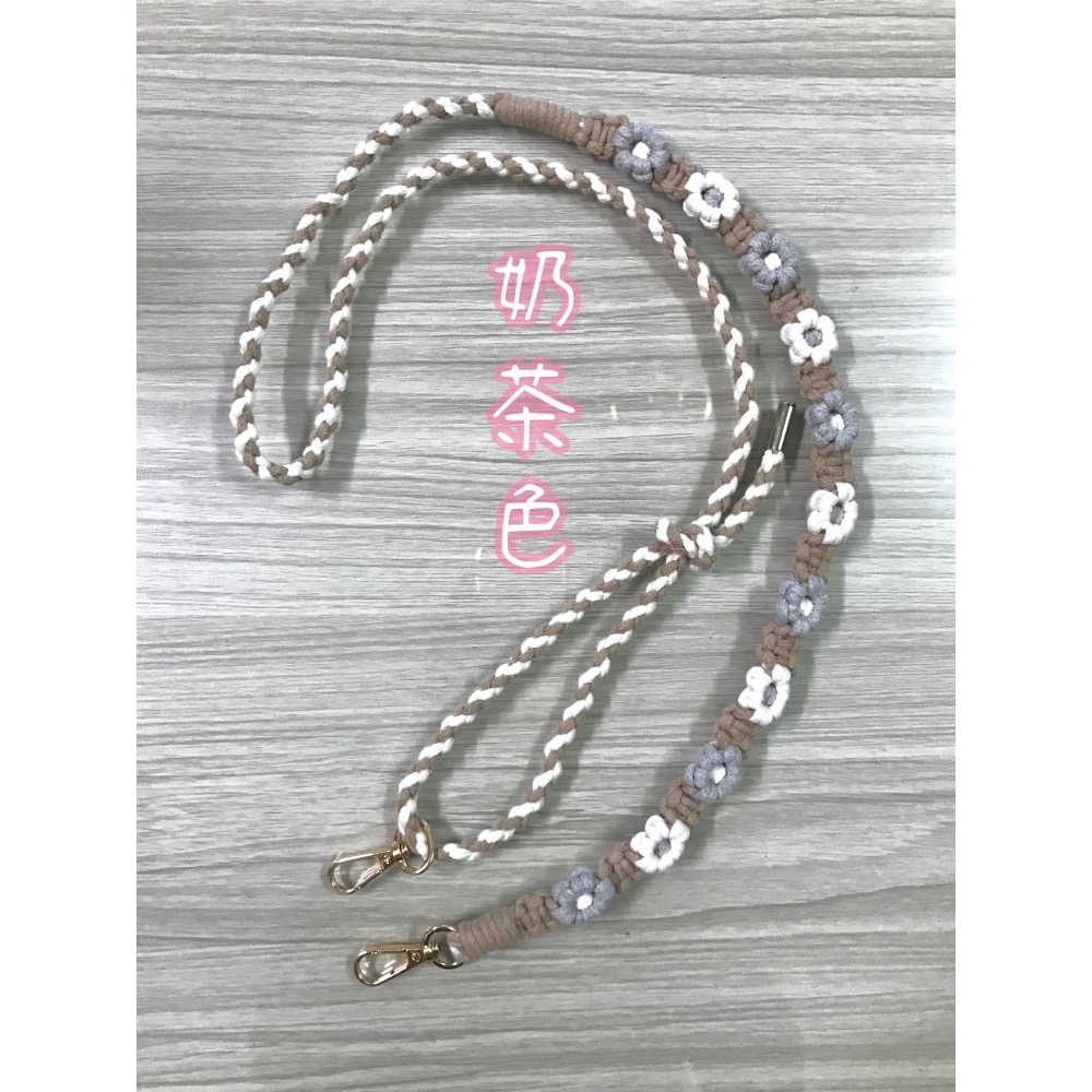 手機掛繩  花花系列 可調節 質感-細節圖6
