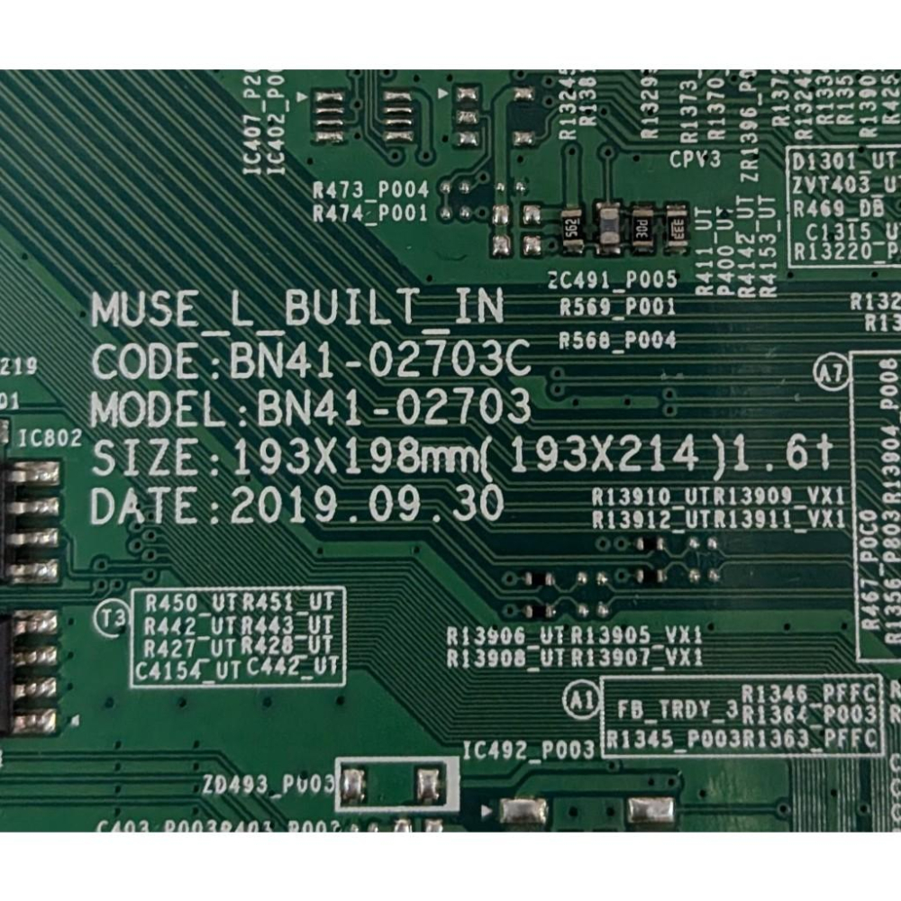 原廠 SAMSUNG 三星 UA43RU7100W 主機板 BN41-02703C 拆機良品-細節圖2