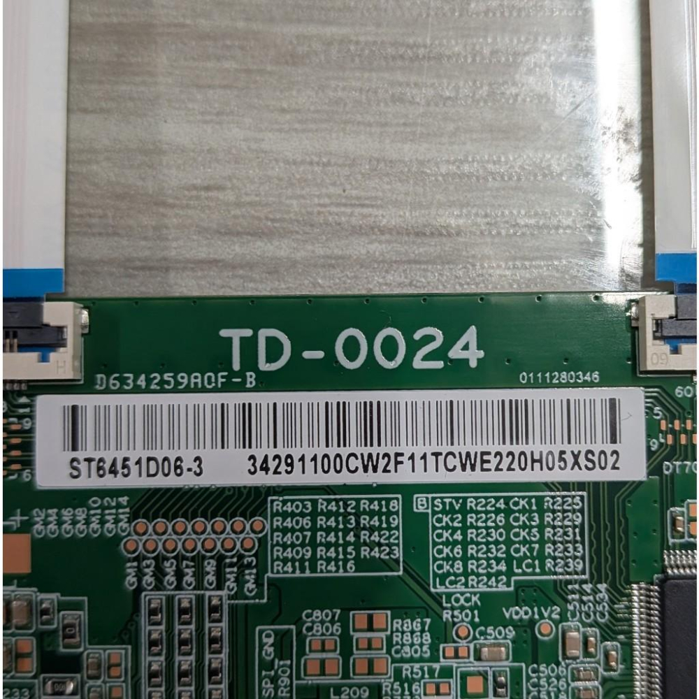 原廠 CHIMEI 奇美 TL-65G300 邏輯板 TD-0024 拆機良品-細節圖2