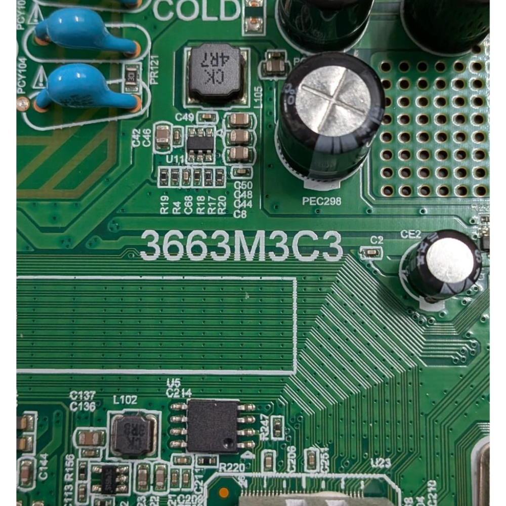 原廠 CHIMEI 奇美 TL-43A700 主機板 3663M3C3 拆機良品-細節圖2