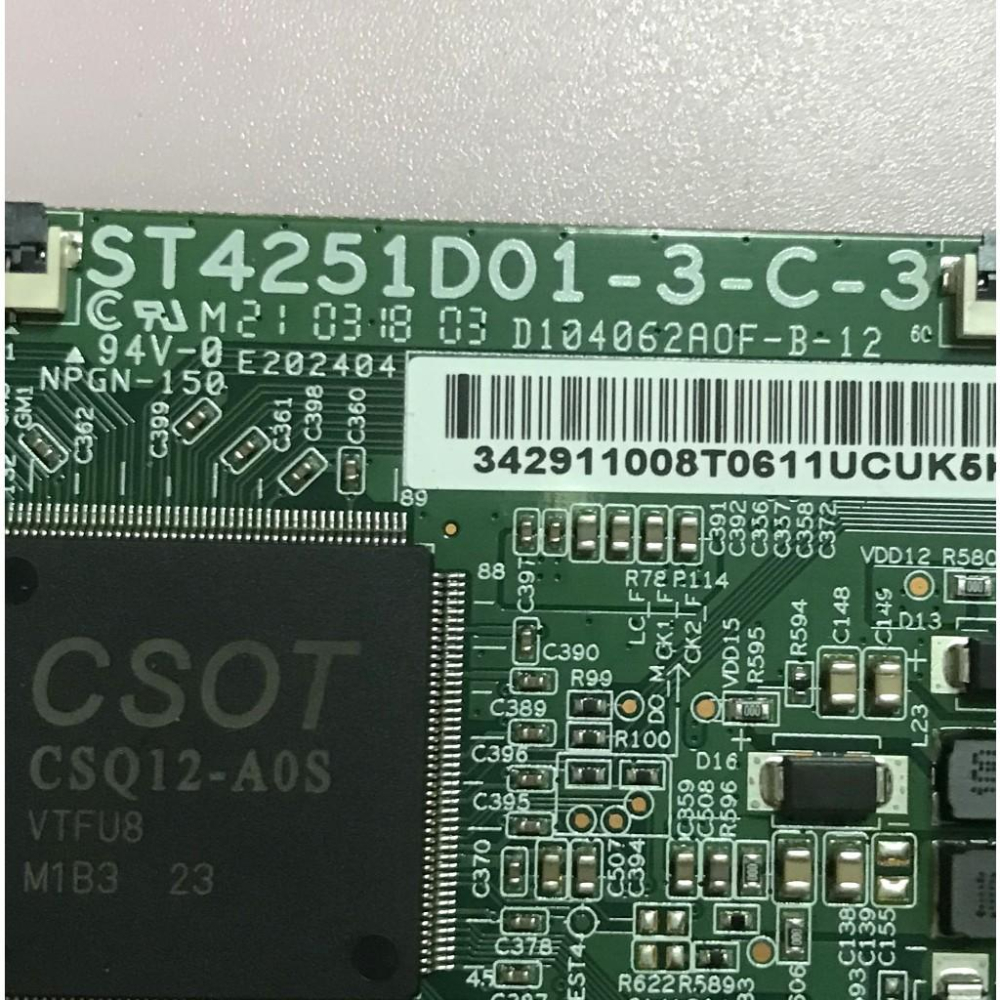 原廠 SAMPO 聲寶 EM-43JB220 邏輯板 ST4251D01-3-C-3 拆機良品-細節圖2