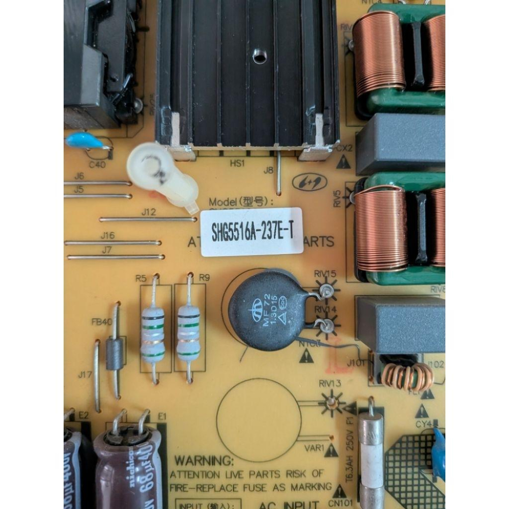 原廠 JVC 55KQD 電源板 SHG5516A-237E-T 拆機良品-細節圖2
