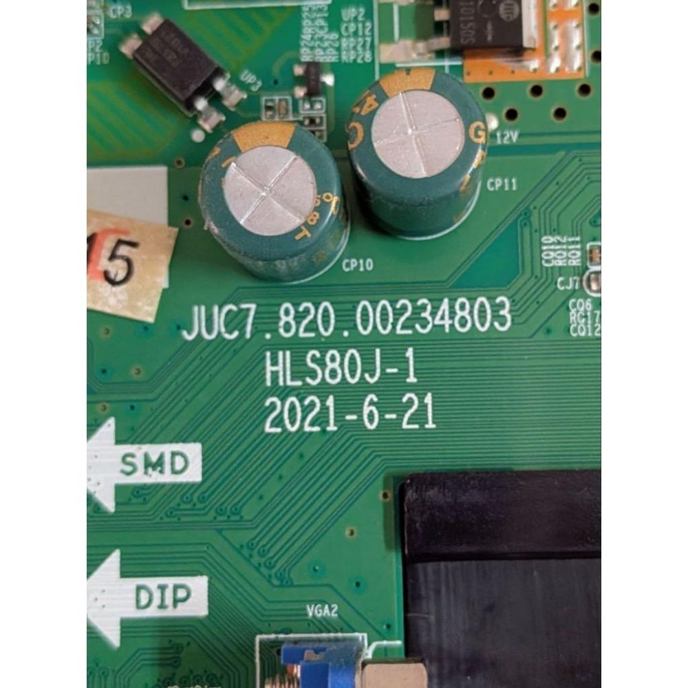 原廠 HERAN 禾聯 43HDA-F1 主機板 JUC7.820.00234803 拆機良品-細節圖2