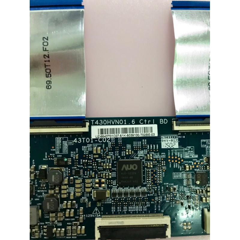 原廠 SAMSUNG 三星 UA43J5100AW 邏輯板 T430HVN01.6 43T01-C02 拆機良品-細節圖2