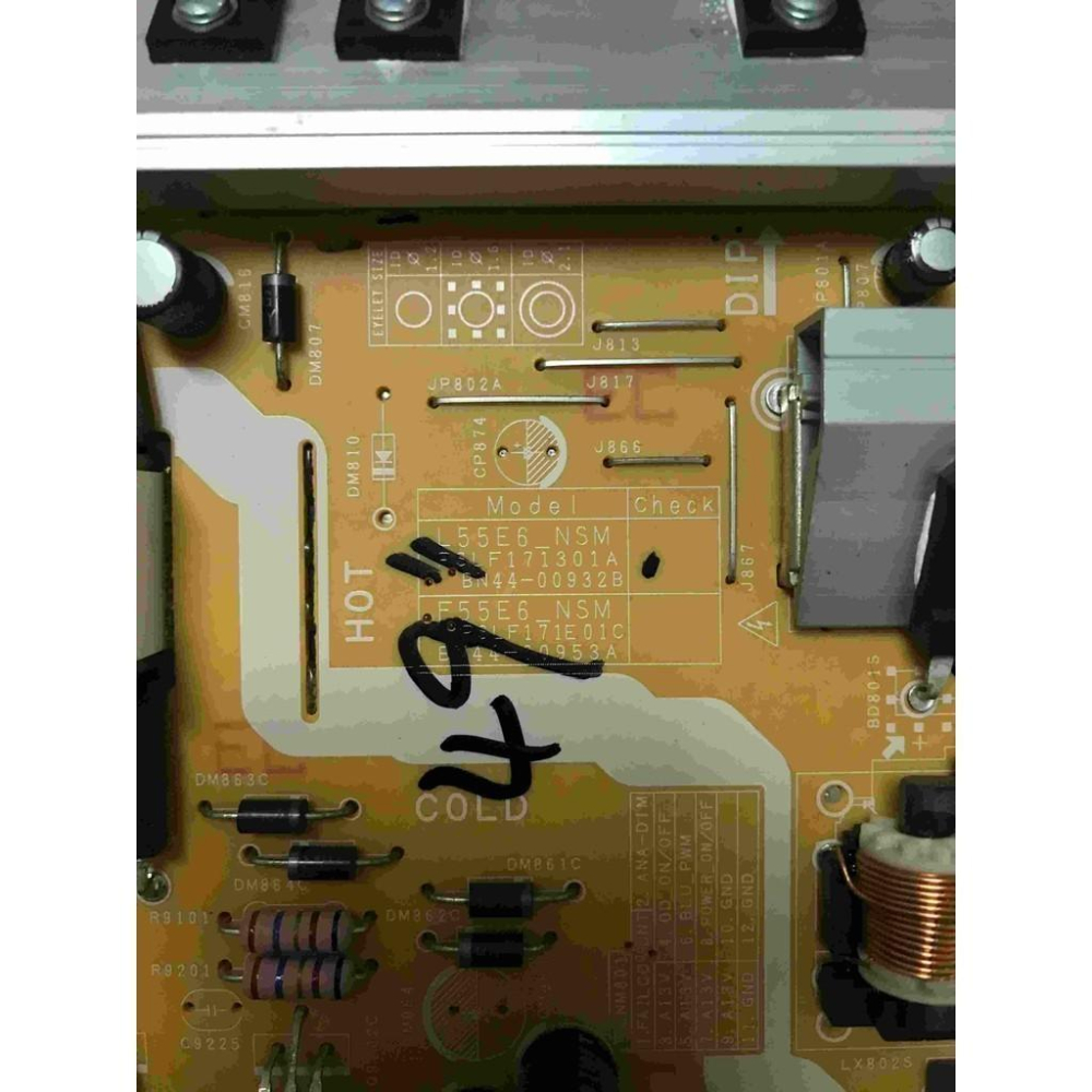 台灣原廠 SAMSUNG 三星 電視型號 UA49NU7100 電源板 L55E6_NSM  拆機良品-細節圖2
