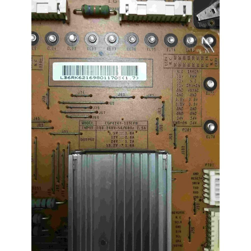 台灣原廠 LG 樂金 42LV4500 電源板 EAX62865401/8 EAY62169801 拆機良品-細節圖2