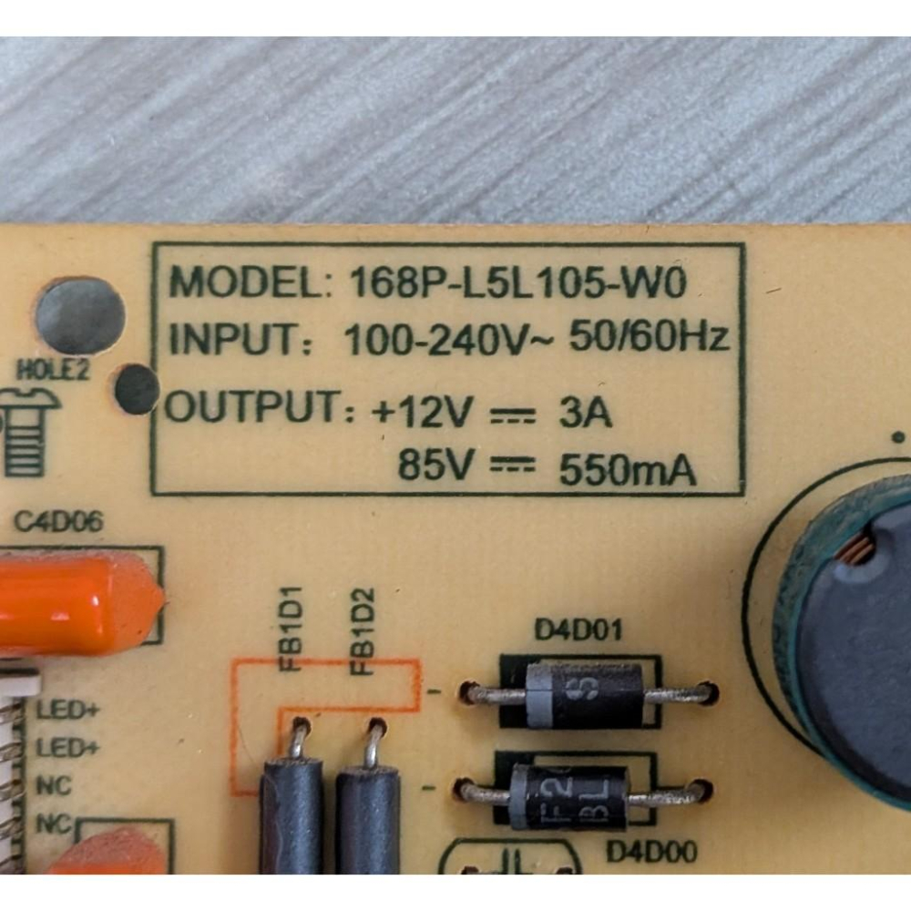 原廠 SANYO 三洋 SMT-55GA1 電源板 168P-L5L105-W0 拆機良品-細節圖2