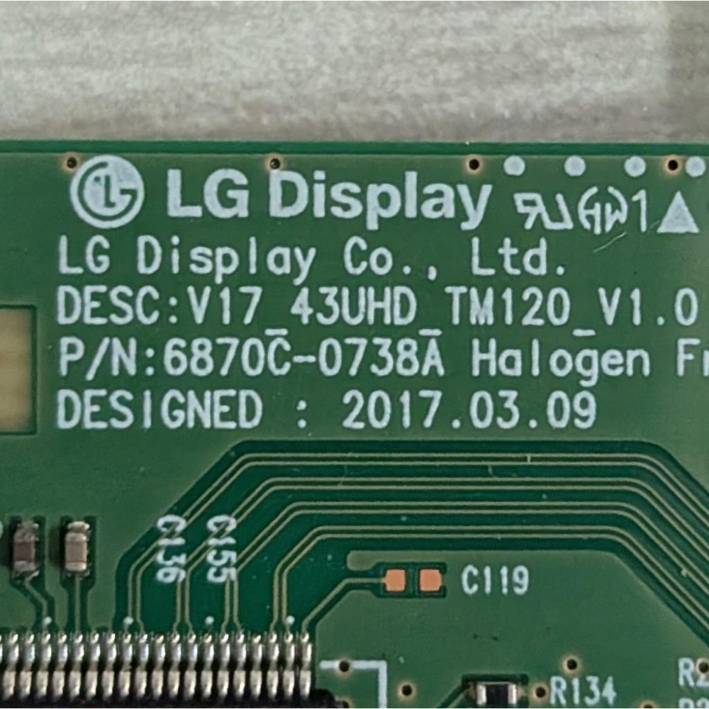原廠 SANYO 三洋 SMT-55GA1 邏輯板 6870C-0738A 拆機良品-細節圖2