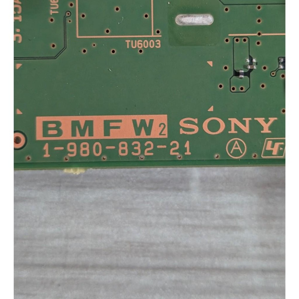 原廠 SONY 索尼 KD-55X8500D 主機板 1-980-832-21 拆機良品-細節圖2