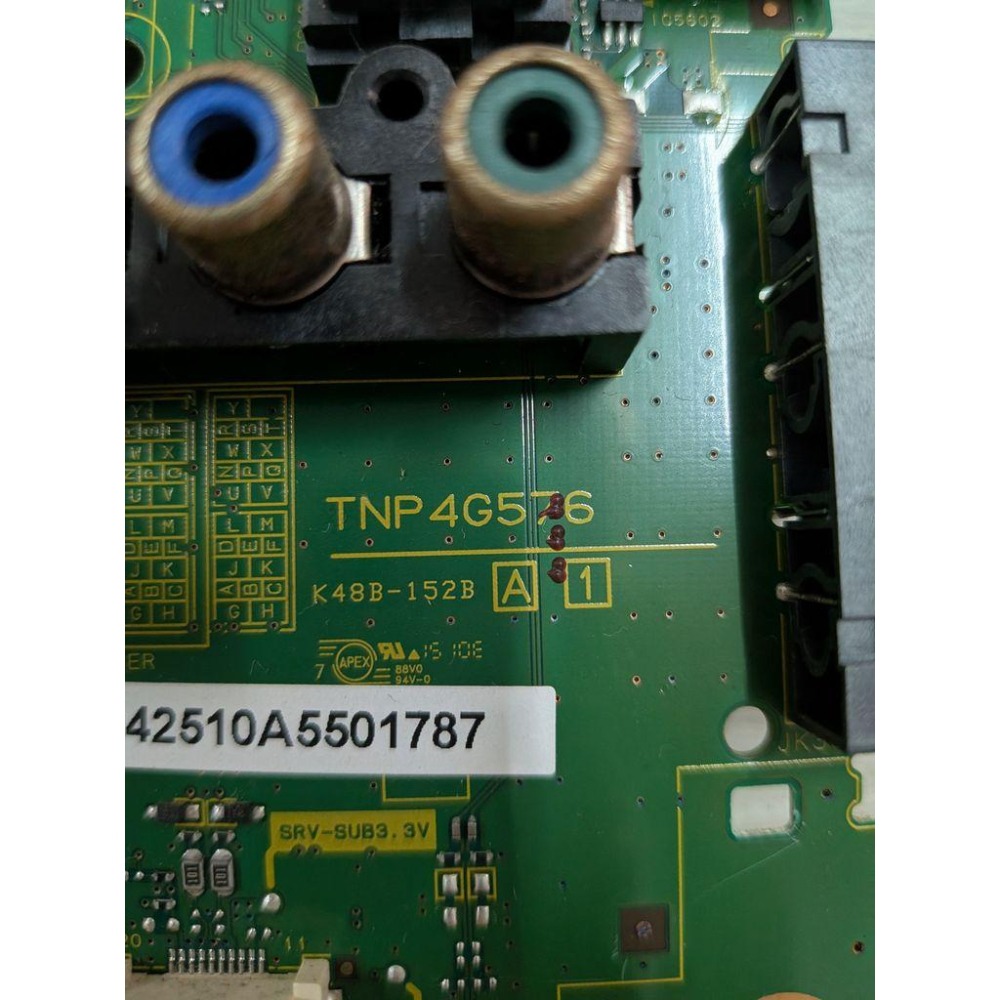 PANASONIC 國際 TH-42C510W 主機板 TNP4G576 拆機良品-細節圖2