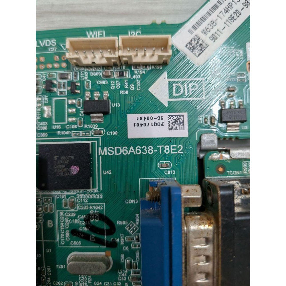 CHIMEI 奇美 TL-43M100 主機板 MSD6A638-T8E2 拆機良品-細節圖2