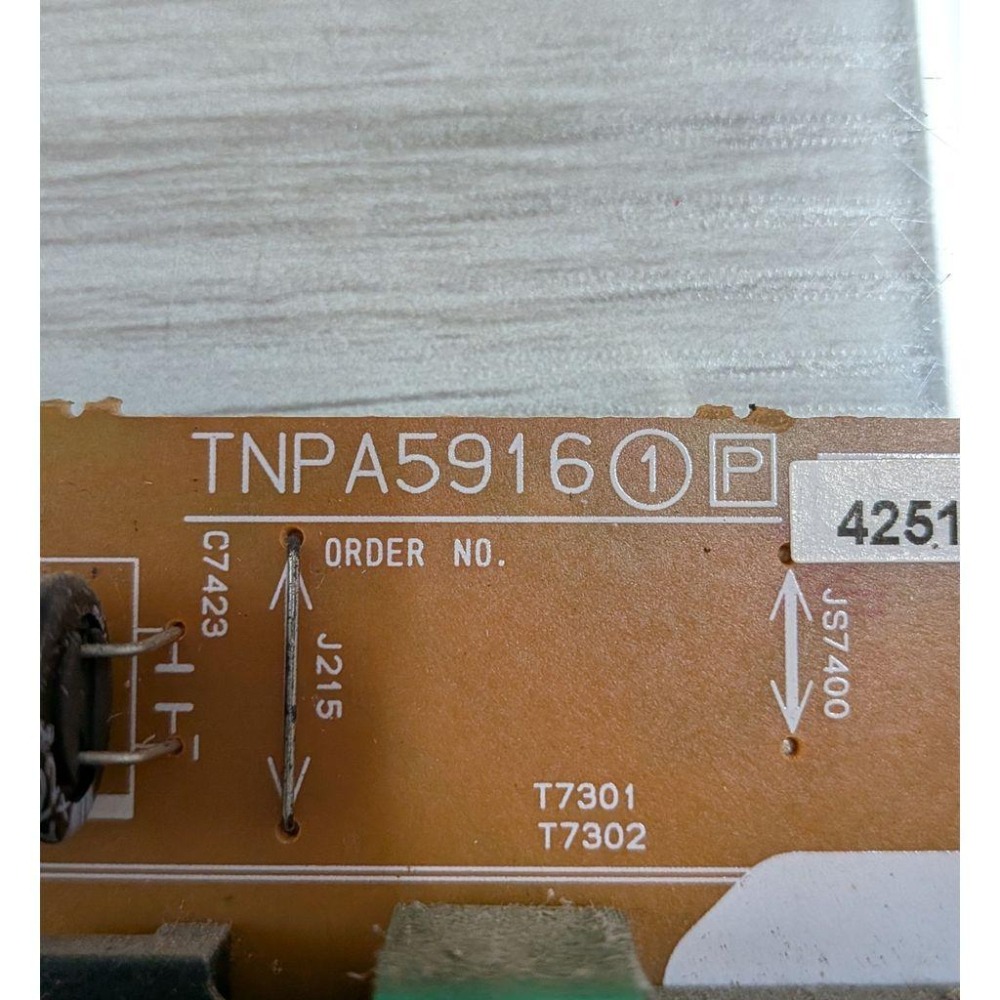 PANASONIC 國際 TH-42C510W 電源板 TNPA5916 拆機良品-細節圖2