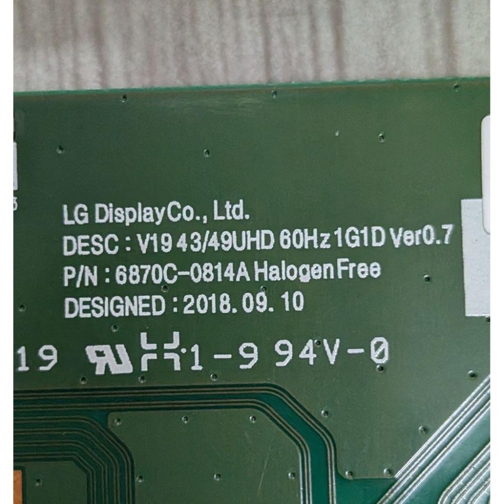 SONY 索尼 KD-43X8000H  邏輯板 6870C-0814A 拆機良品-細節圖2