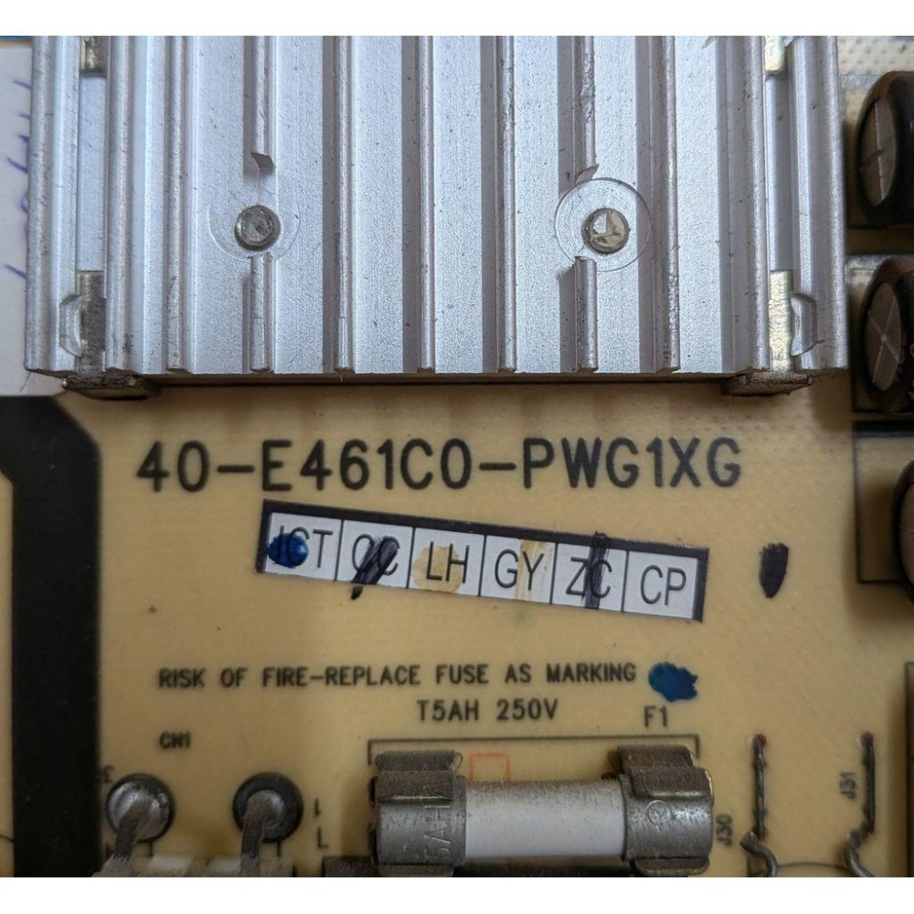 SAMPO 聲寶 EM-42VT08D 電源板 40-E461C0-PWG1XG 拆機良品-細節圖2