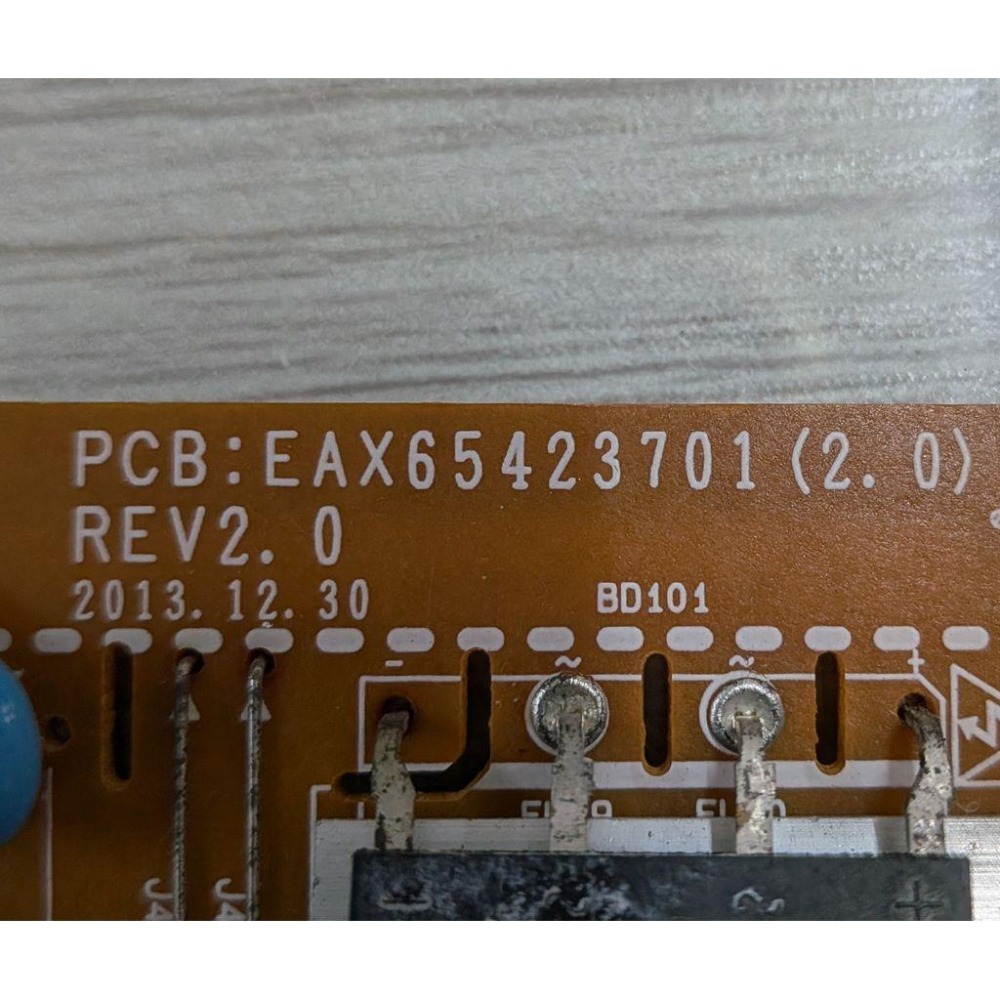 LG 42LB5610 電源板 EAX65423701 (2.0) 拆機良品-細節圖2