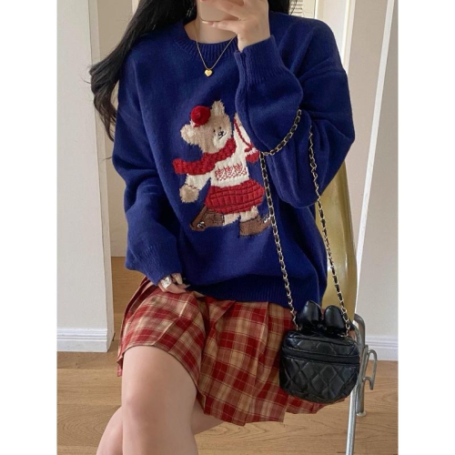 小熊刺繡開襟衫