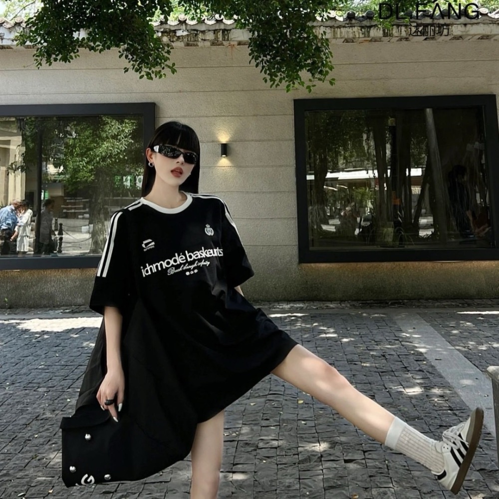 純棉高街美式復古T-細節圖4