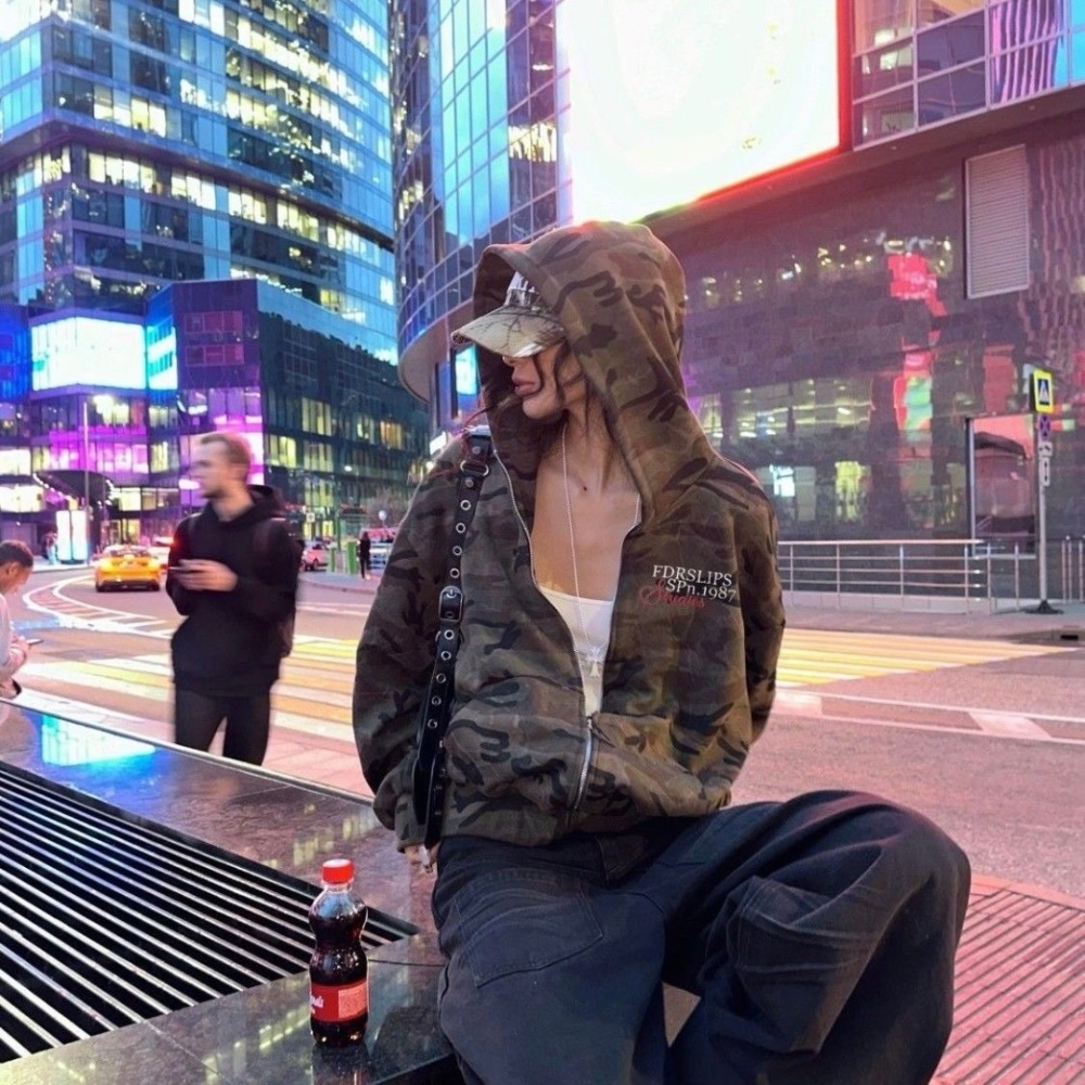 重磅！！ 美式迷彩復古外套-細節圖4