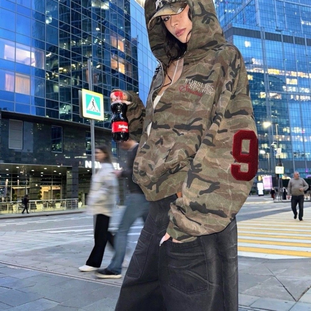 重磅！！ 美式迷彩復古外套-細節圖5