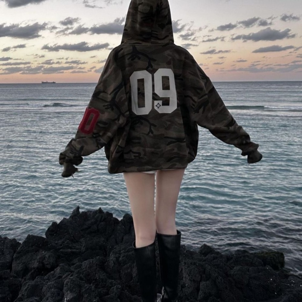 重磅！！ 美式迷彩復古外套-細節圖6