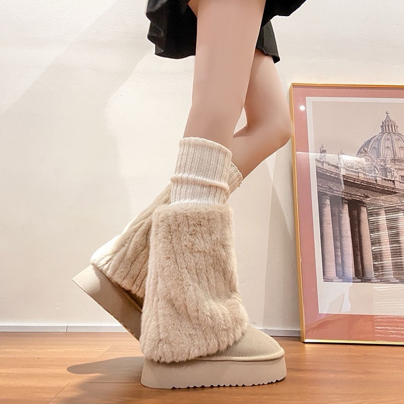 ☃️雪地中筒堆堆靴❄-細節圖4