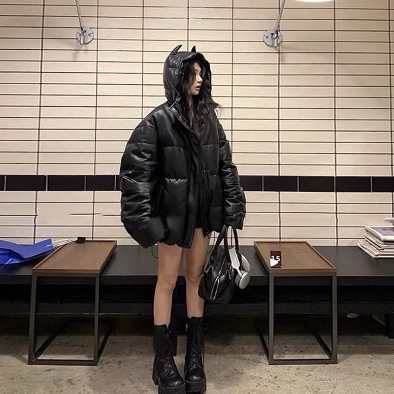 暗黑惡魔😈 牛角麵包服（長款）-細節圖5