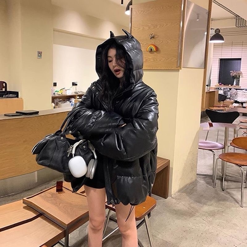 暗黑惡魔😈 牛角麵包服（長款）-細節圖8