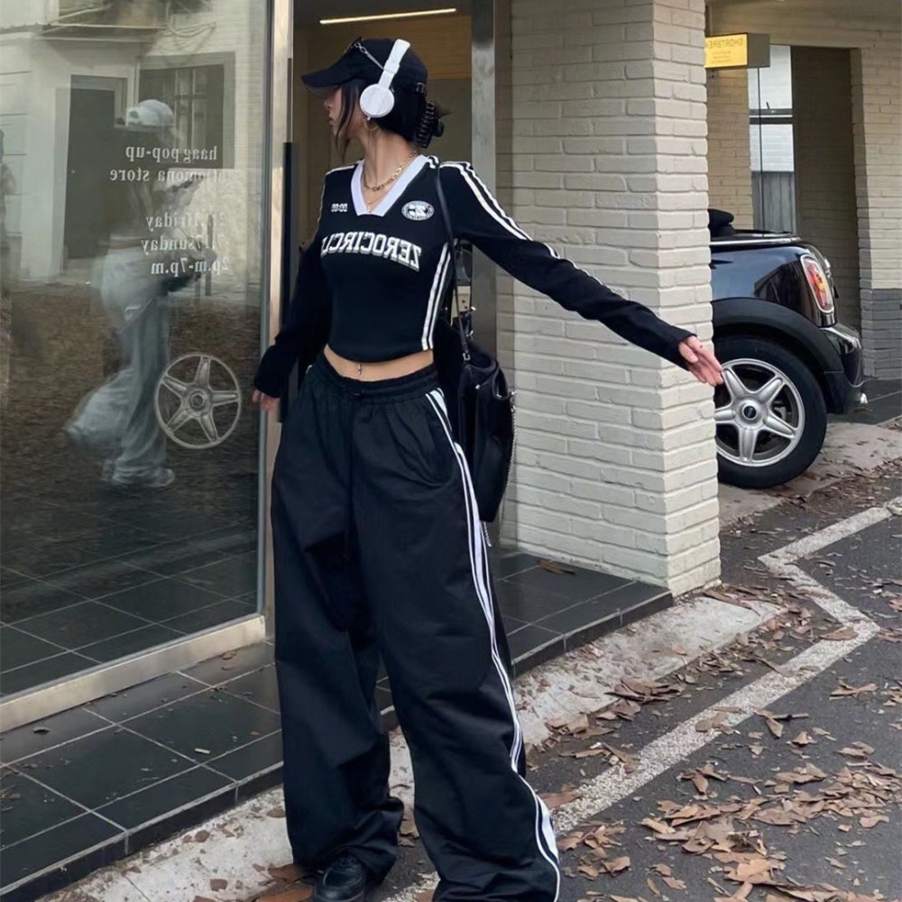 小眾顯腰身長袖短款上衣-細節圖4