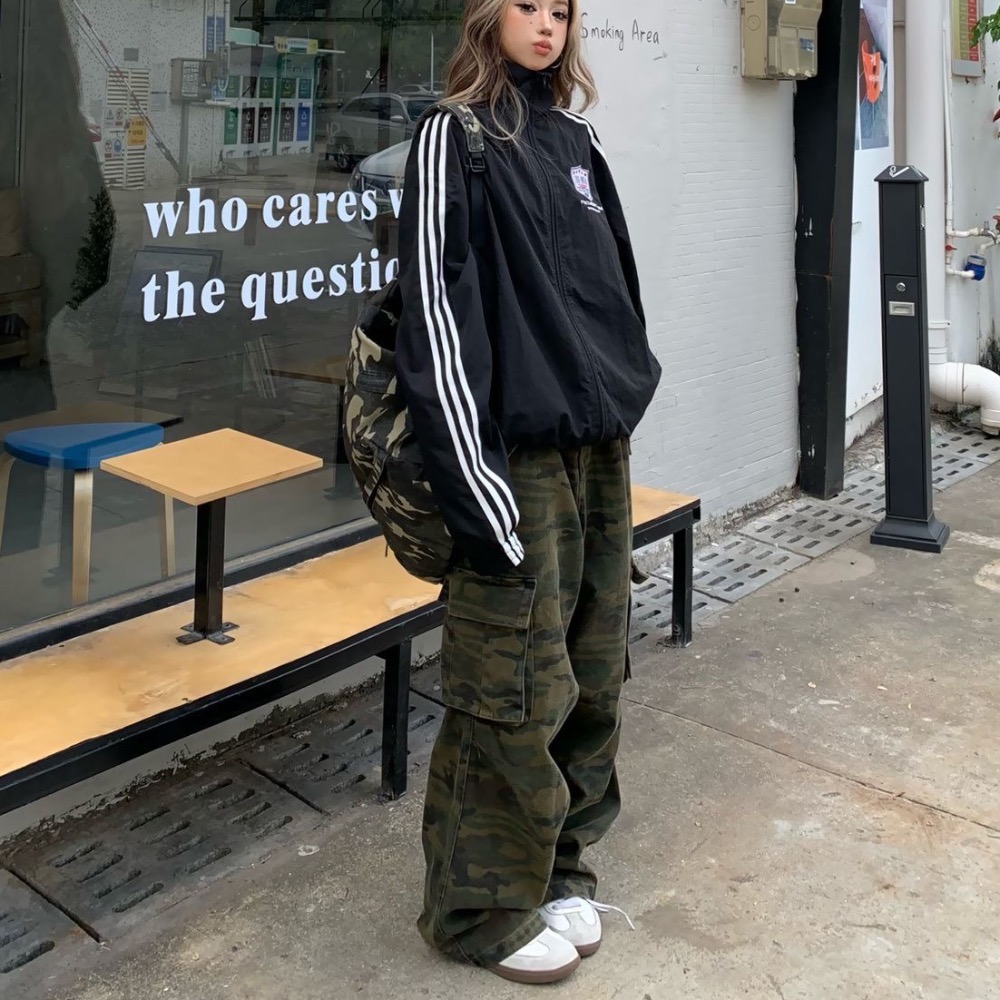 美式高街復古防水風衣外套 黑-細節圖2